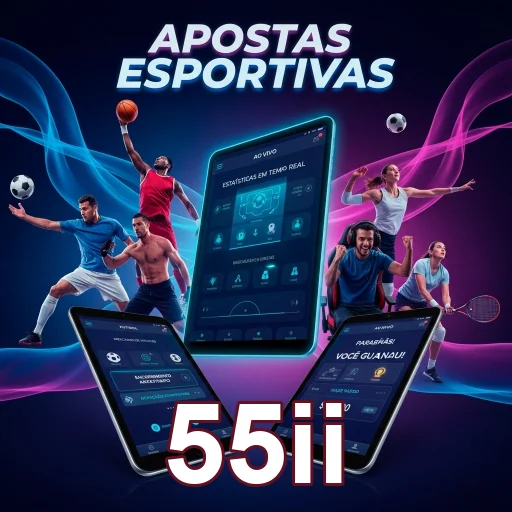 Imagem sobre apostas esportivas no site 55ii, destacando estratégias e dicas.