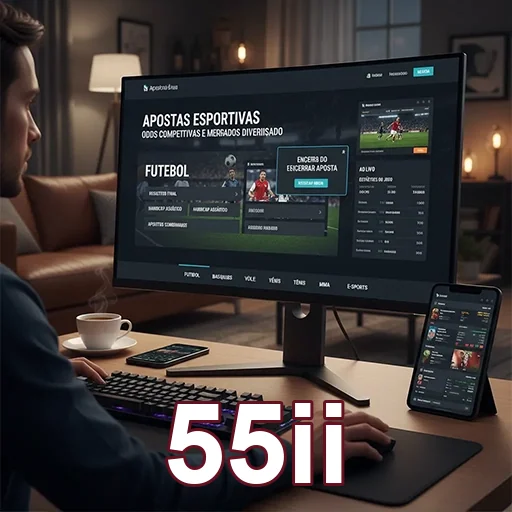 Usuário acessando apostas esportivas no mobile