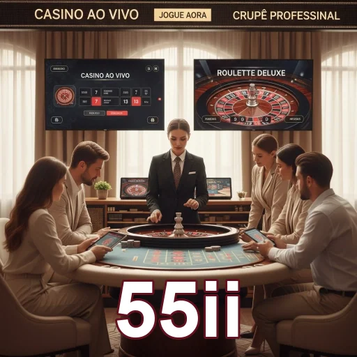 Imagem de cassino online VIP da 55ii, mostrando jogos emocionantes e experiência premium.