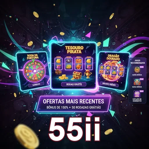Ofertas mais recentes do site 55ii, apresentando promoções e descontos especiais.